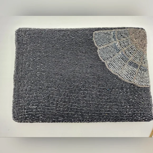 Lot Of 5 Vintage Faux Suede / Beaded Purses - Picture 6 of 13